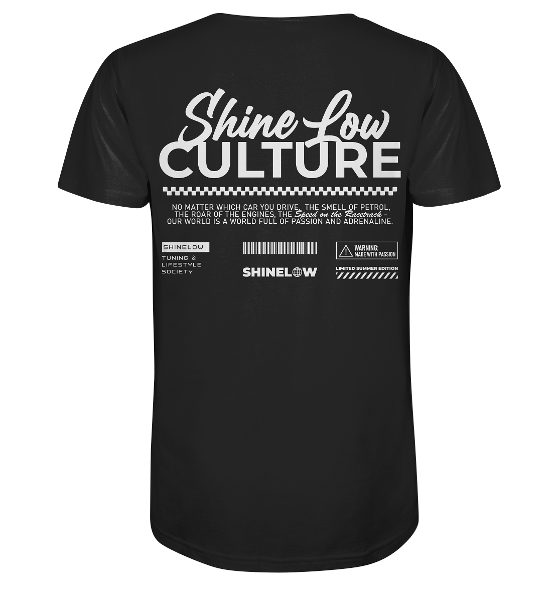 Lowered Culture - V-Neck Shirt - ShineLow: Dein Tuning Shop für Autozubehör & Fahrzeugpflege